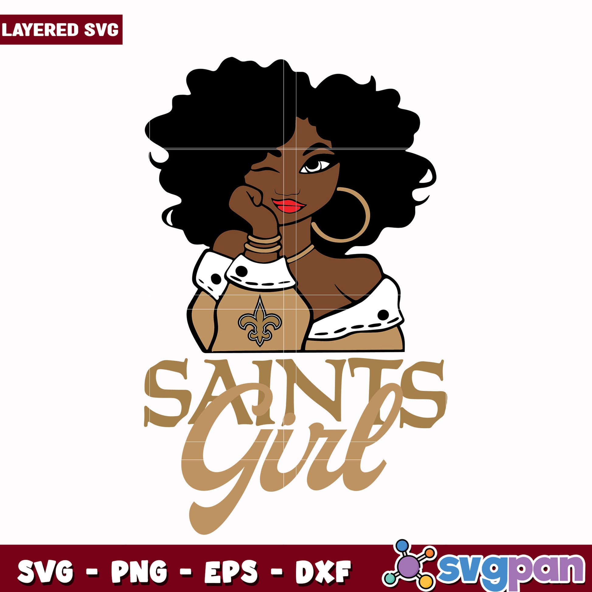 New orleans saints girls svg, super bowl 2025 svg, nfl saints svg