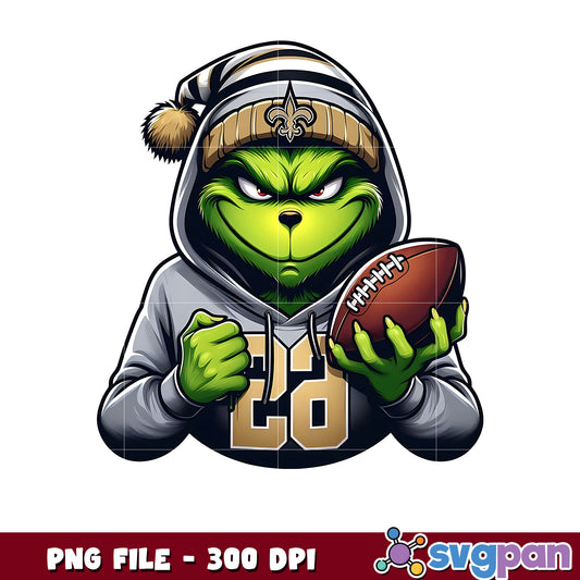 New orleans saints grinch png, nfl picture png, nfl pre season png