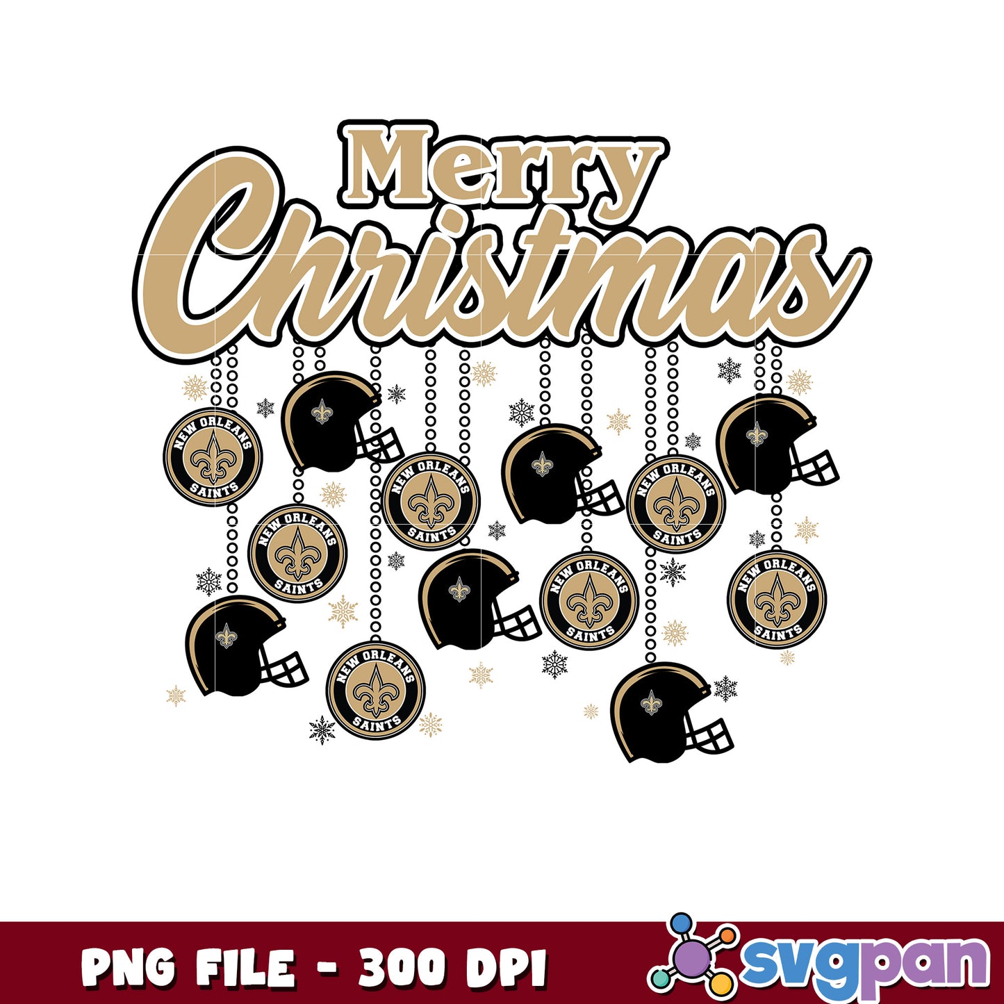 New orleans saints helmet merry christmas png, nfl games today​ png, nfl teams 2025 png