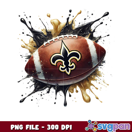 New orleans saints rugby ball png, nfl jerseys​​ png, nfl logo​​ png