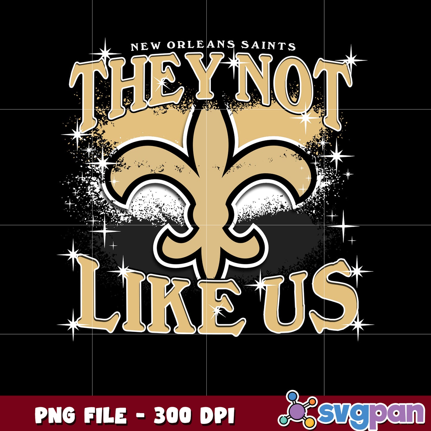 New orleans saints team logo they not like us png, nfl saints png, nfl games png