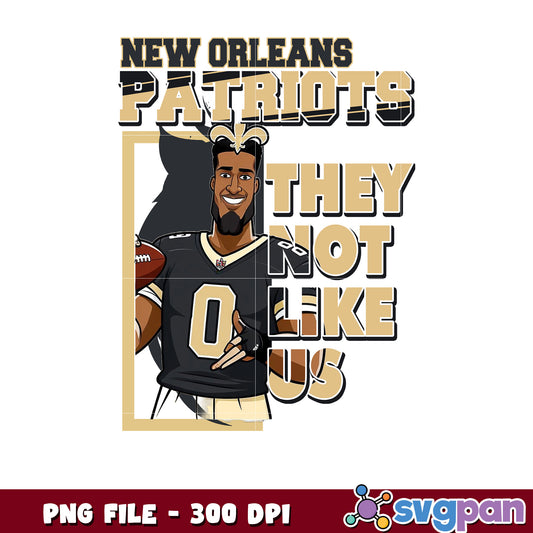 New orleans saints they not like us png, nfl saints team logo png, new orleans saints png