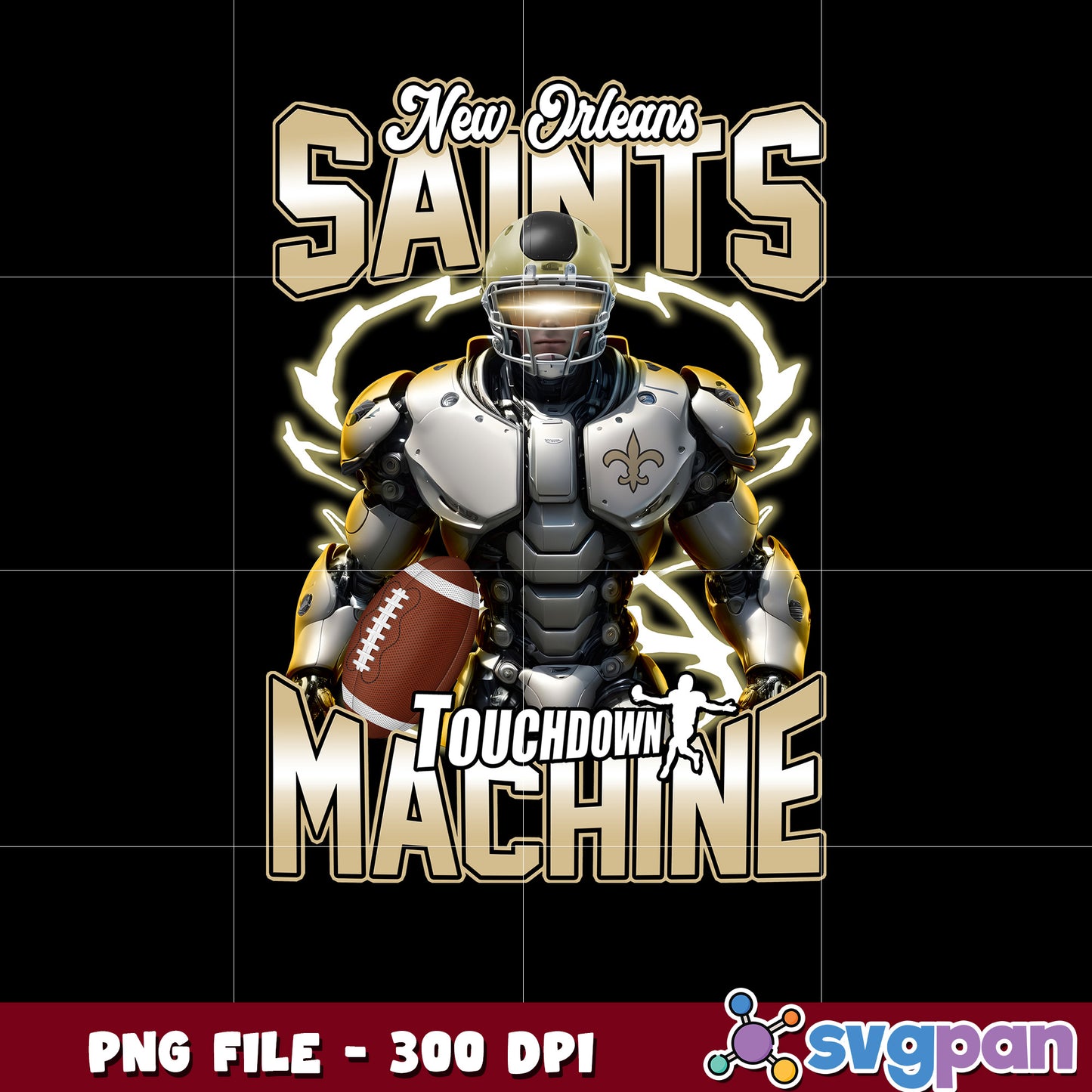 New orleans saints touchdown machine png, super bowl 2025 png, nfl games today png