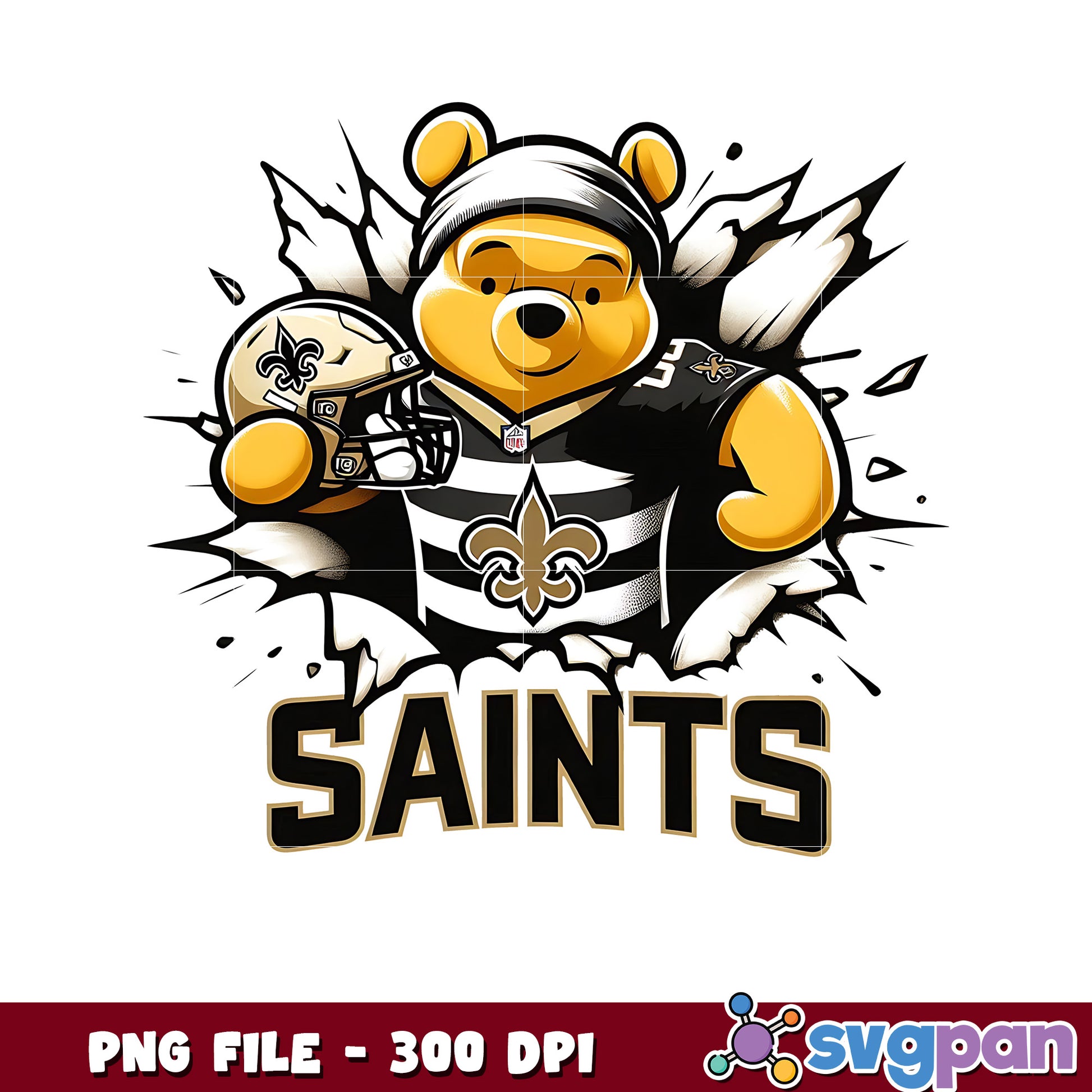 New orleans winnie pooh png, nfl games today png, american rugby png