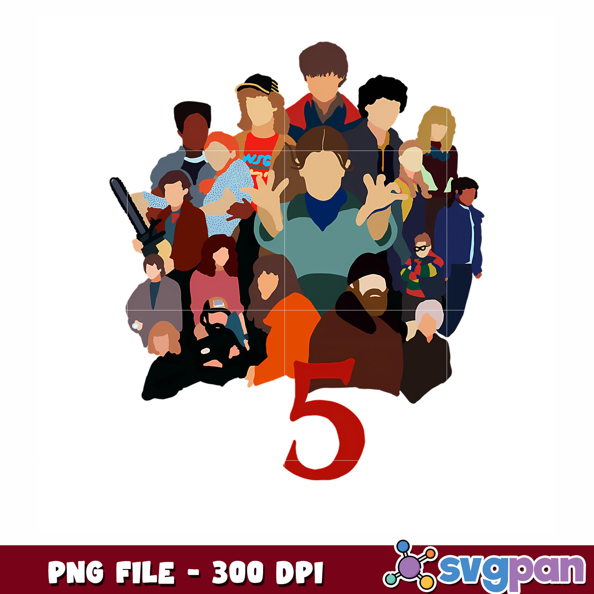 New season png, stranger things 5 png, hawkins kids png