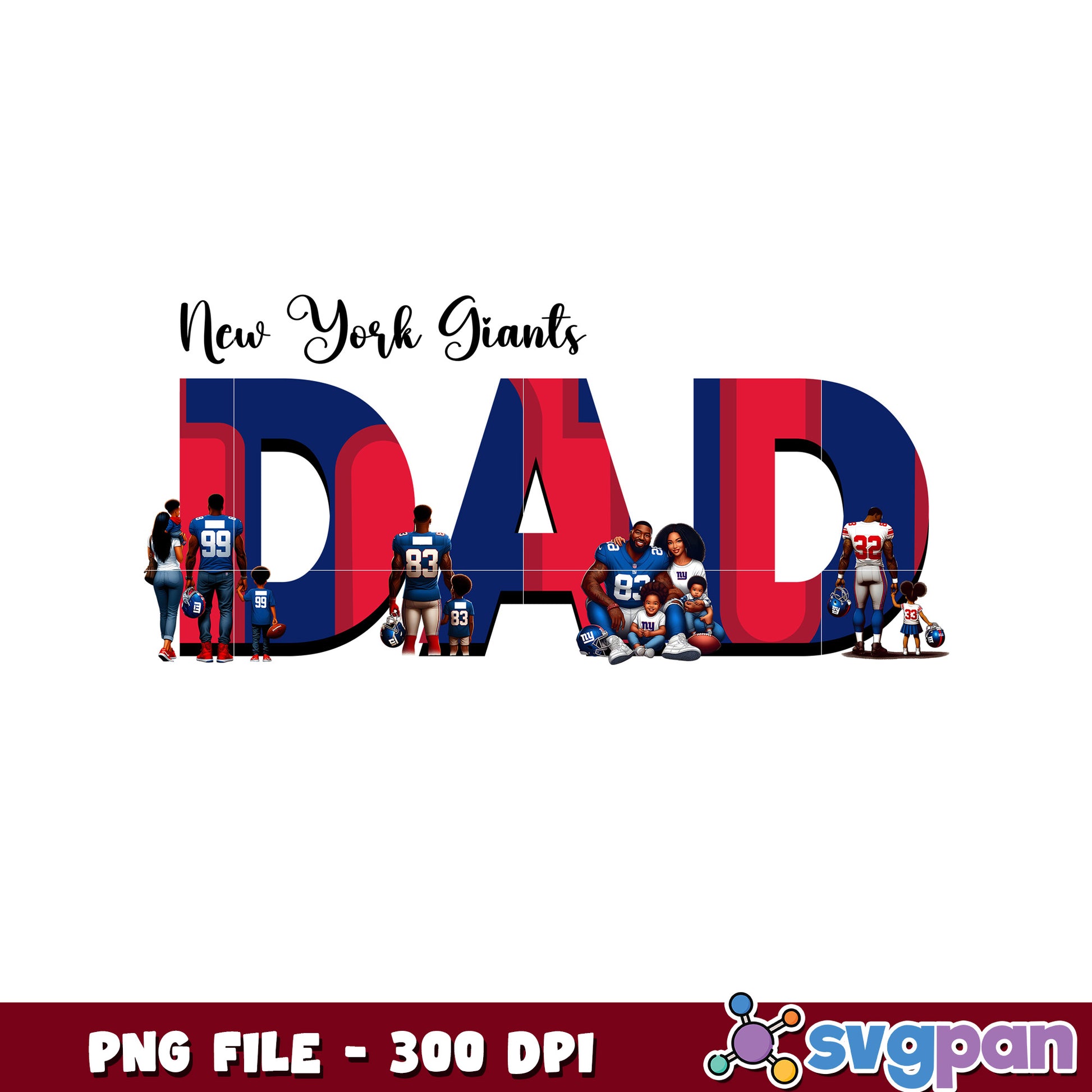 New york giants dad png, national football league png, amercan football png