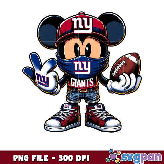 New york giants mickey mouse png, mickey mouse nfl​ png, nfl games png