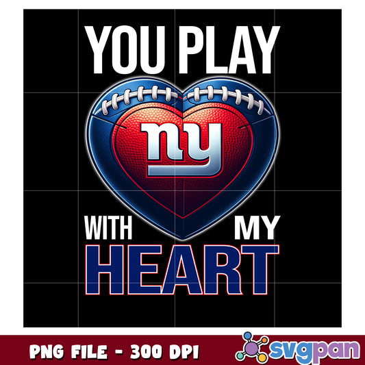 New york giants nfl heart png, super bowl 2025 png, nfl games today png