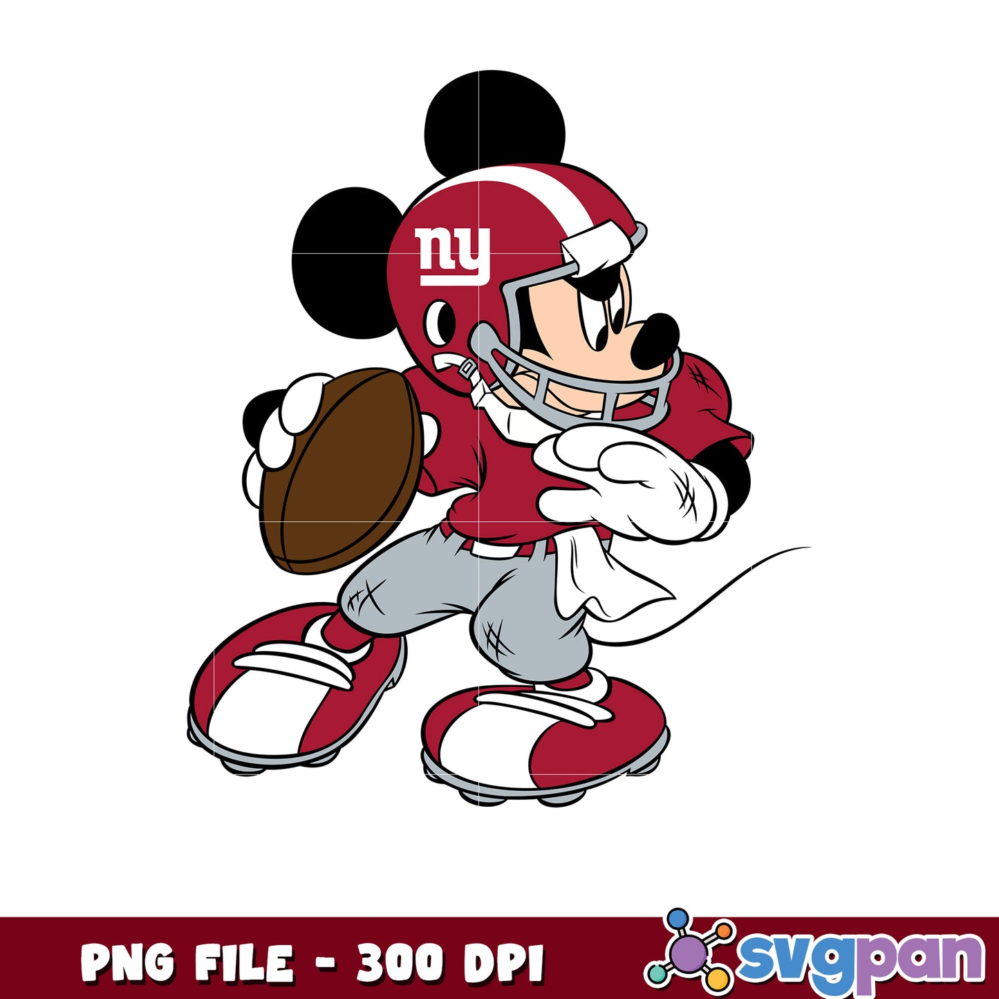 New york giants nfl mickey mouse logo png, american football league png, nfl teams png