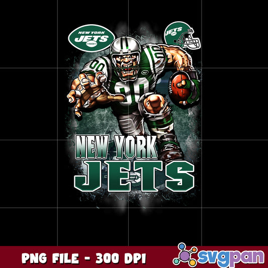 New york jets logo helmet and mascot png, super bowl png, american football png