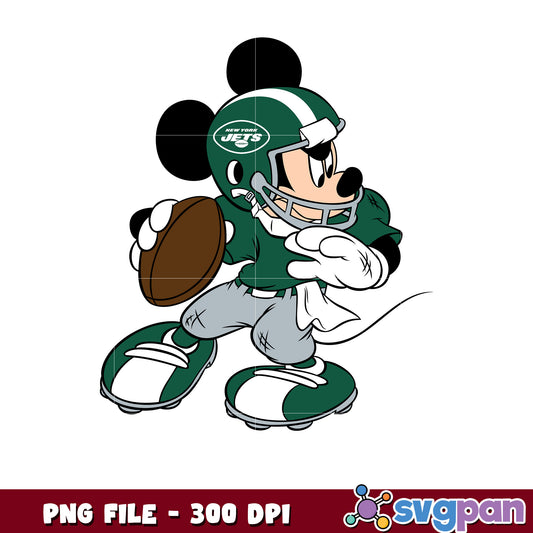 New york jets nfl mickey mouse logo png, american football league png, nfl teams png