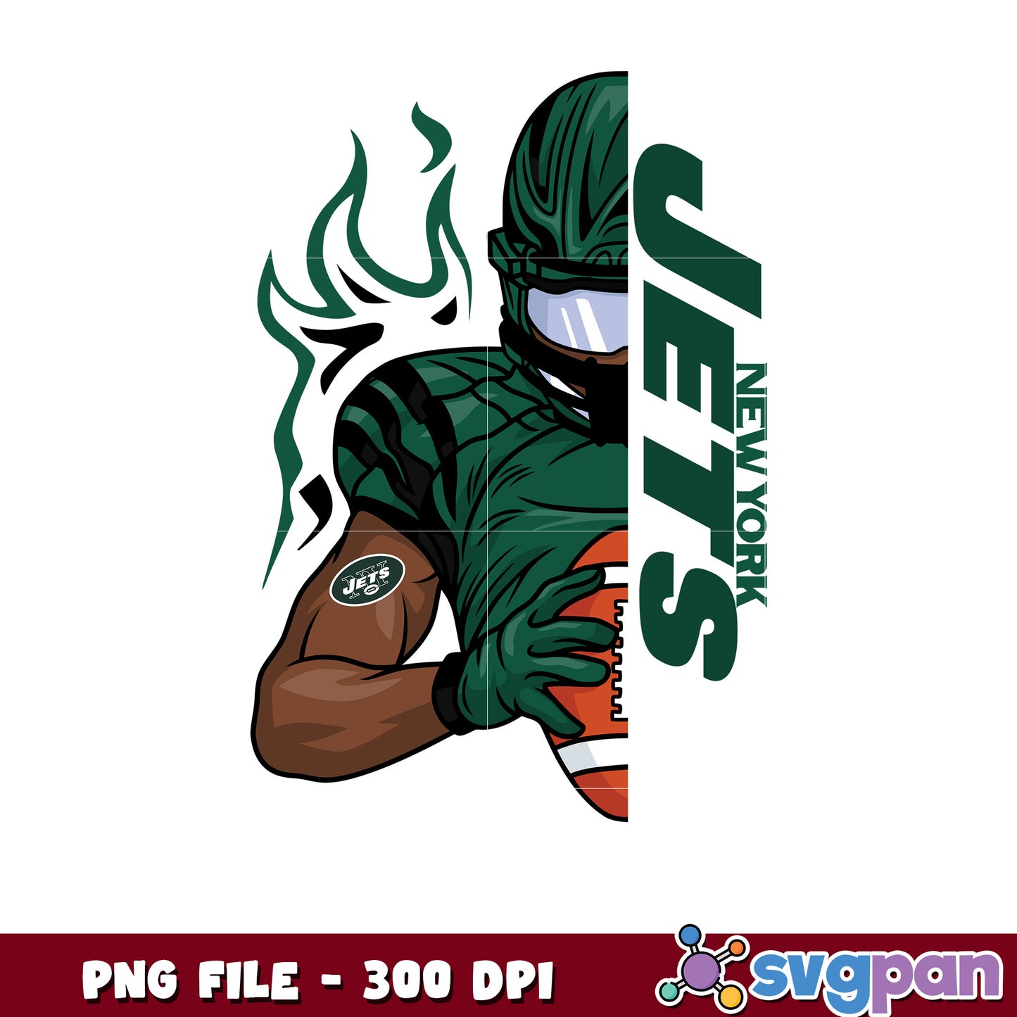 New york jets nfl player design png, american football png, nfl nfl super bowl​  png