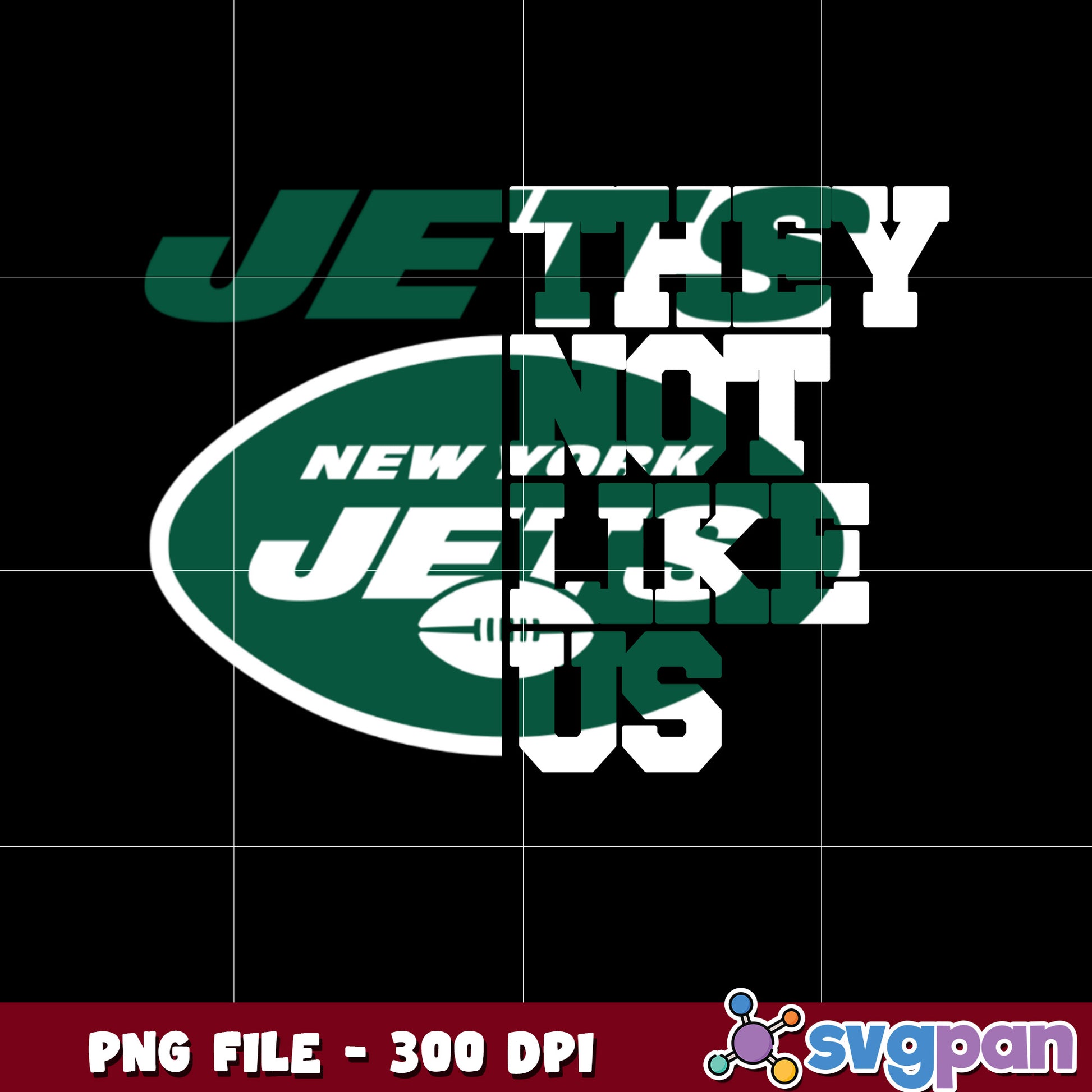 New york jets they not like us logo png, super bowl 2025 png, nfl teams helmet png