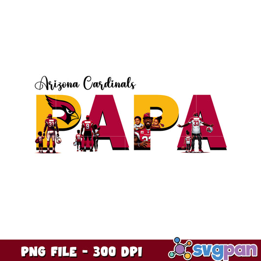 Nfl arizona cardinals papa design png, nfl american football png, nfl logos png