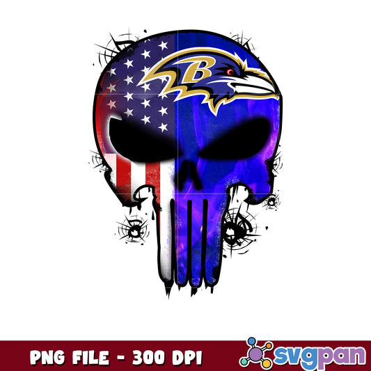Nfl baltimore ravens skull png, national football league 2025 png, nfl png