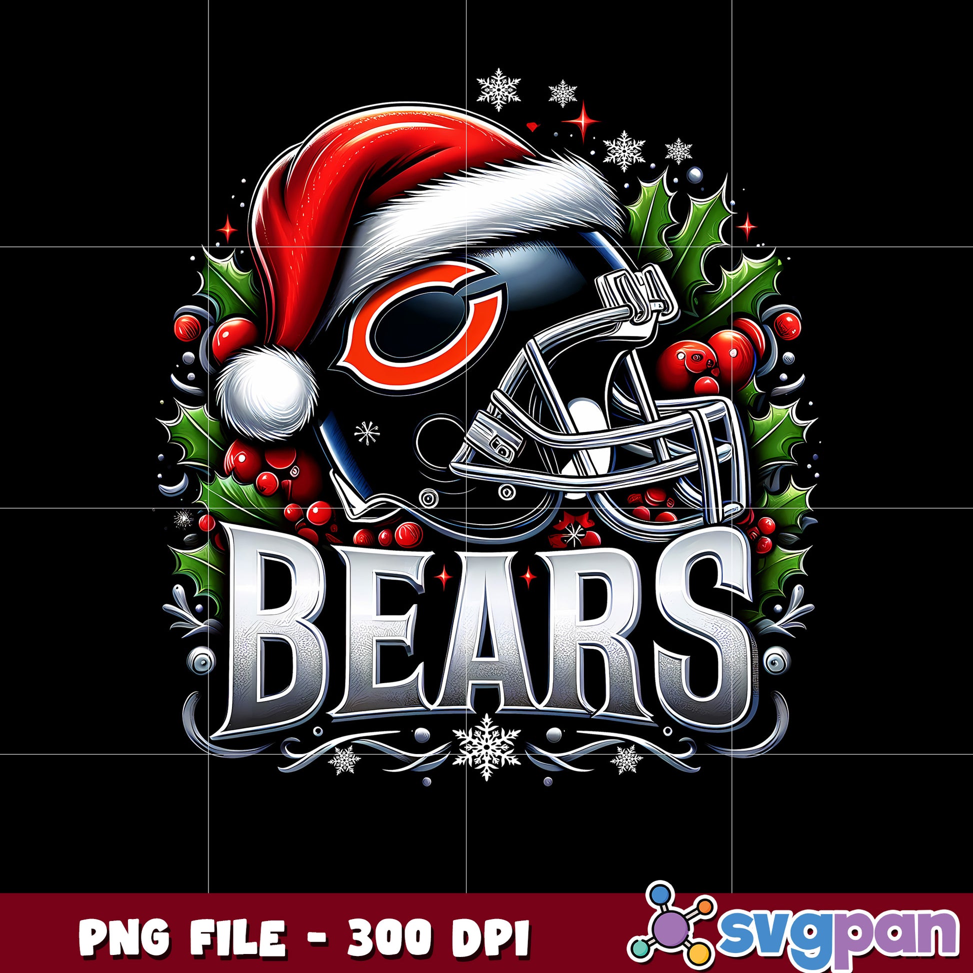 Nfl christmas chicago bears png, super bowl 2025 png, american rugby png