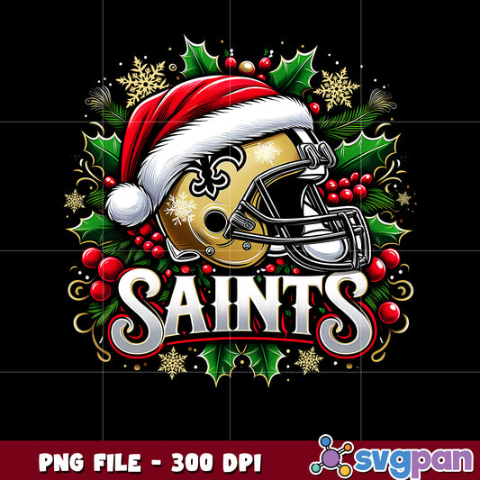 Nfl christmas new orleans saints png, super bowl 2025 png, american rugby png