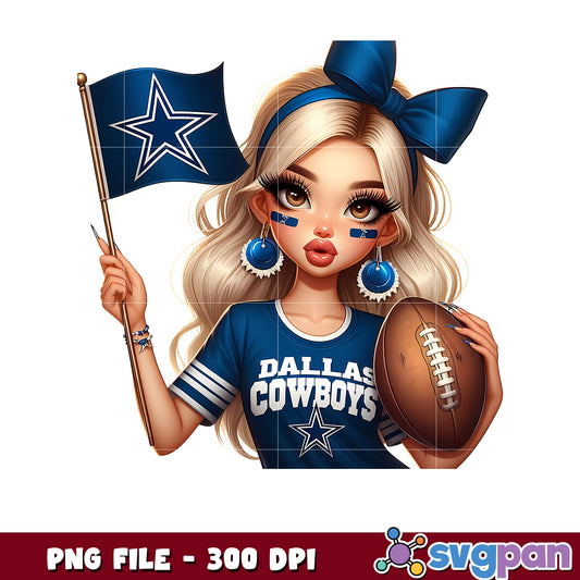 Nfl cowboys team cheerleader girl design png, american football league png, nfl teams png