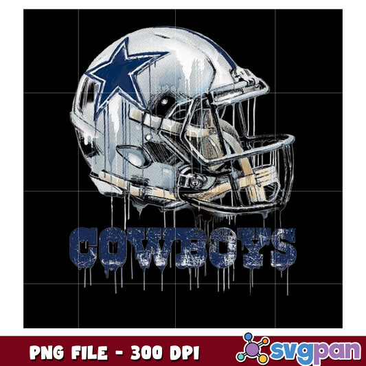 Nfl dallas cowboys helmet design png, american football png, nfl team logos​ png