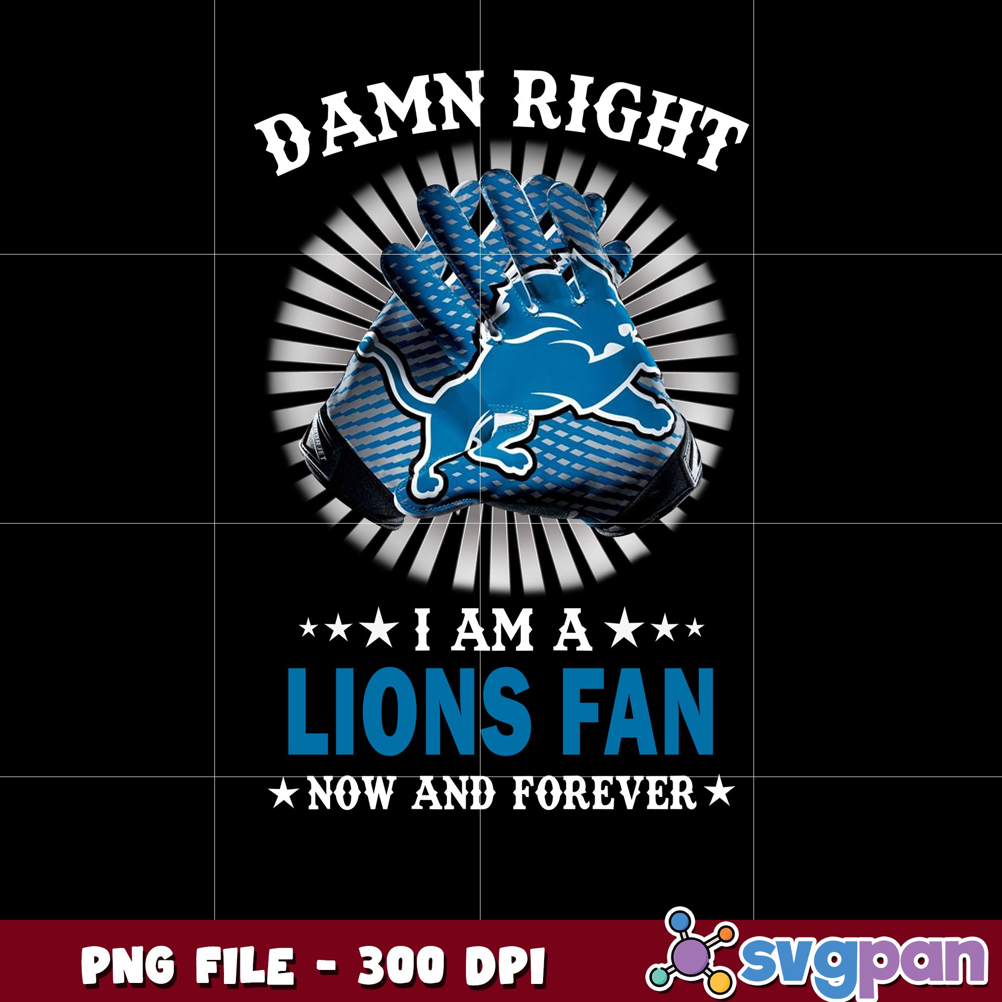 Nfl detroit lions fan club design png, american football fans 2025 png ...