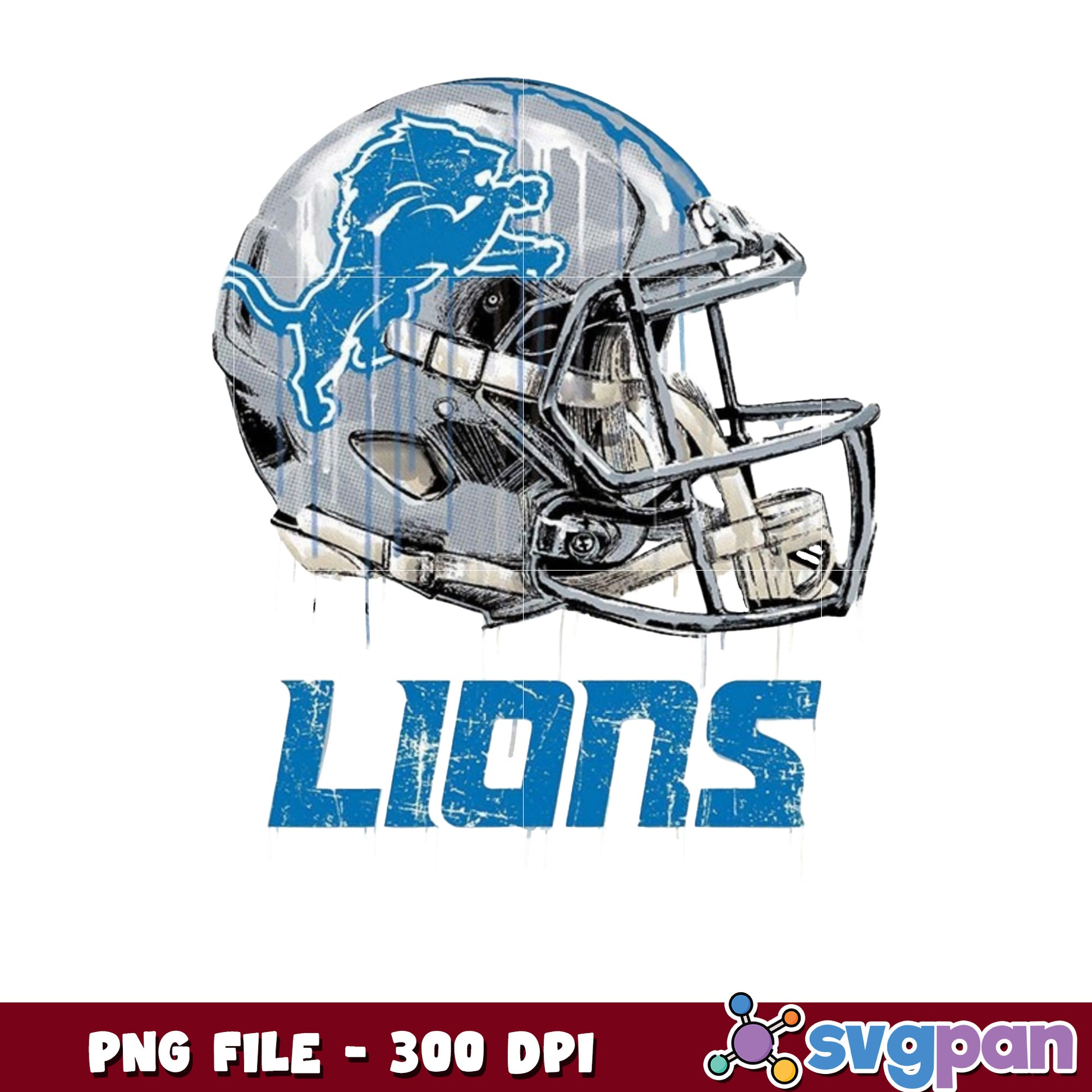 Nfl detroit lions helmet design png, american football png, nfl team logos​ png