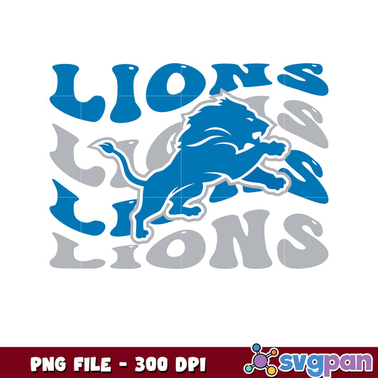 Nfl detroit lions waves design png, nfl games 2025 png, nfl teams png