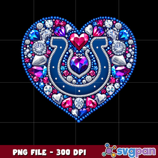 Nfl diamond heart indianapolis colts png, super bowl 2025 png, national football league png