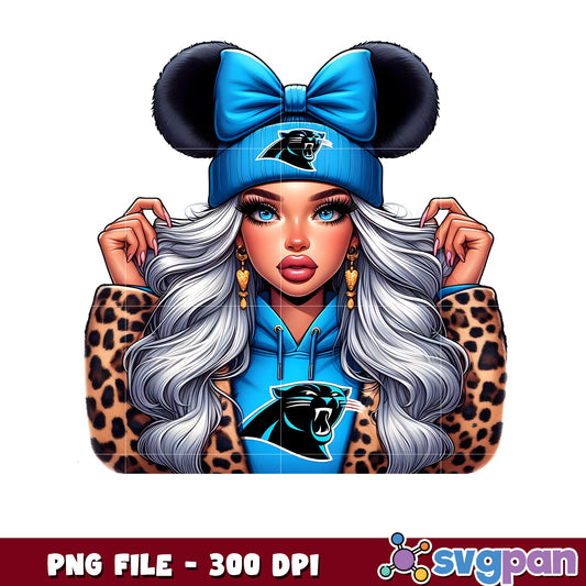 Nfl football slay girl carolina panthers png, national football league png, nfl games png