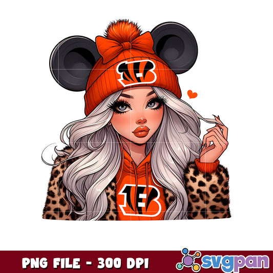 Nfl football slay girl cincinnati bengals png, national football league png, nfl games today png