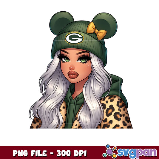 Nfl football slay girl green bay packers  png, national football league png, nfl games png