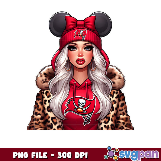 Nfl football slay girl tampa bay buccaneers png, national football league png, nfl games png