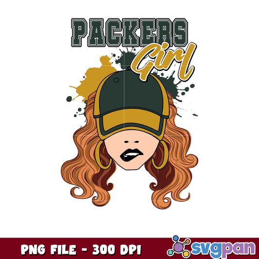 Nfl green bay packers girl hat design png, nfl american football png, nfl logos png