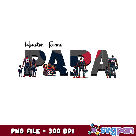 Nfl houston texans papa design png, nfl american football png, nfl logos png