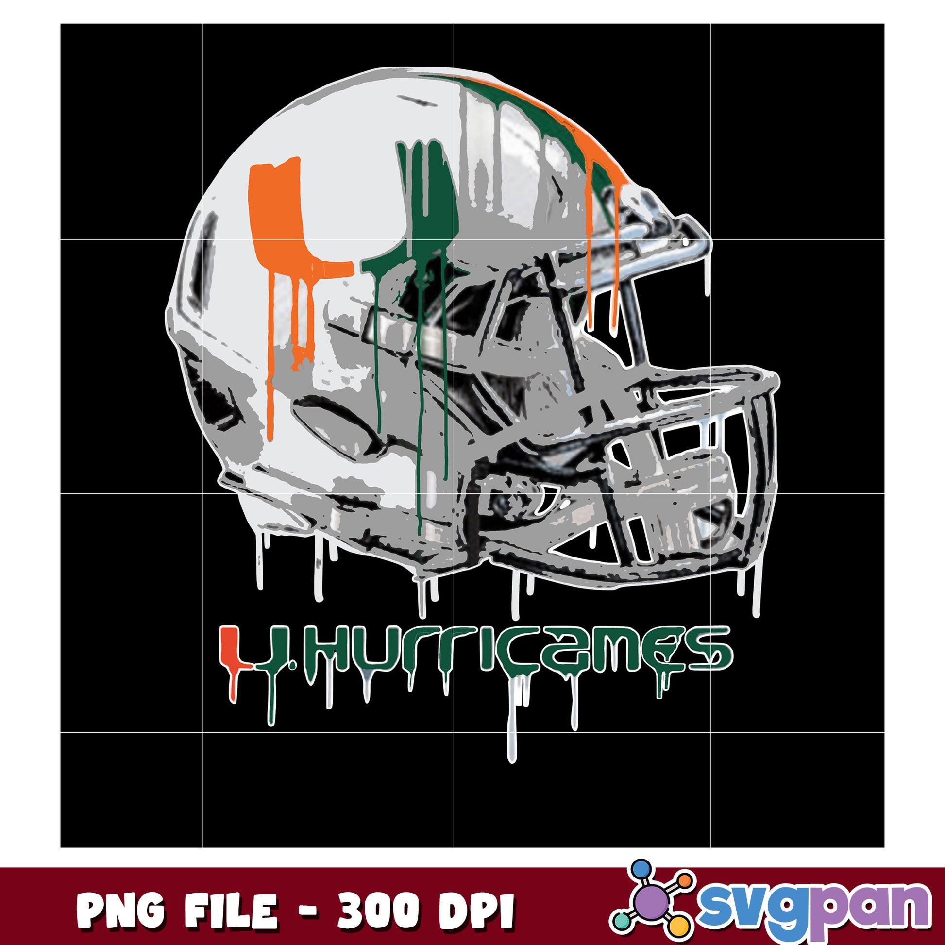 Nfl hurricanes helmet design png, american football png, nfl team logos​ png