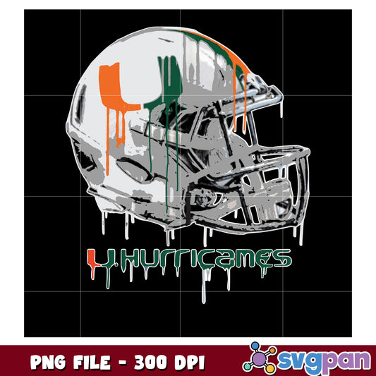 Nfl hurricanes helmet design png, american football png, nfl team logos​ png