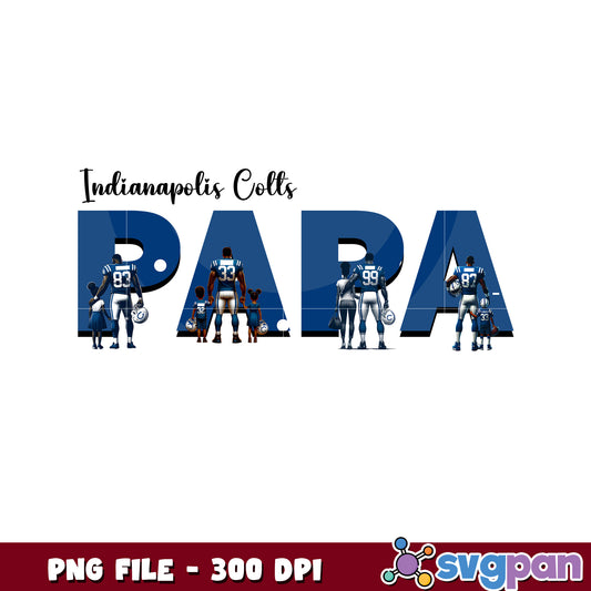 Nfl indianapolis colts papa design png, nfl american football png, nfl logos png