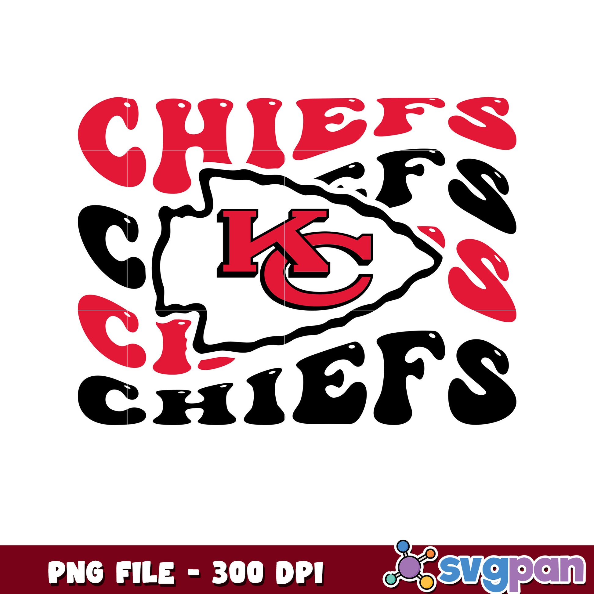 Nfl kansas city chiefs waves design png, nfl games 2025 png, nfl teams png