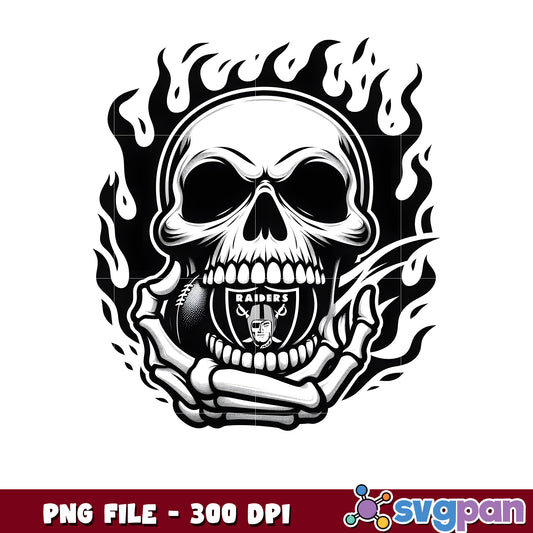 Nfl las vegas raiders burning skull png, super bowl 2025 png, american football league png