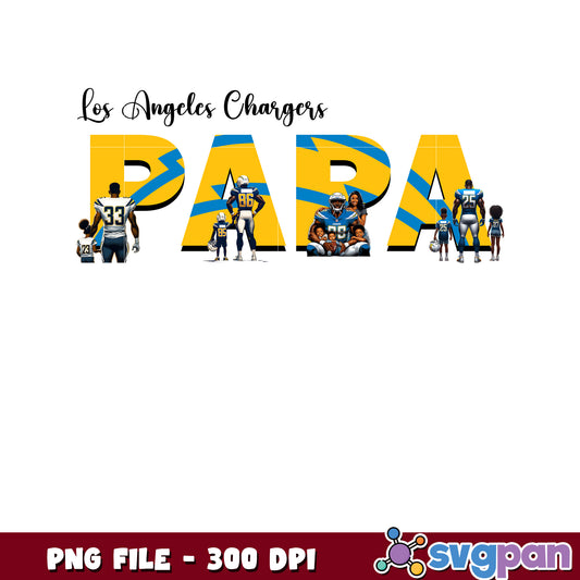 Nfl los angeles chargers papa design png, nfl american football png, nfl logos png