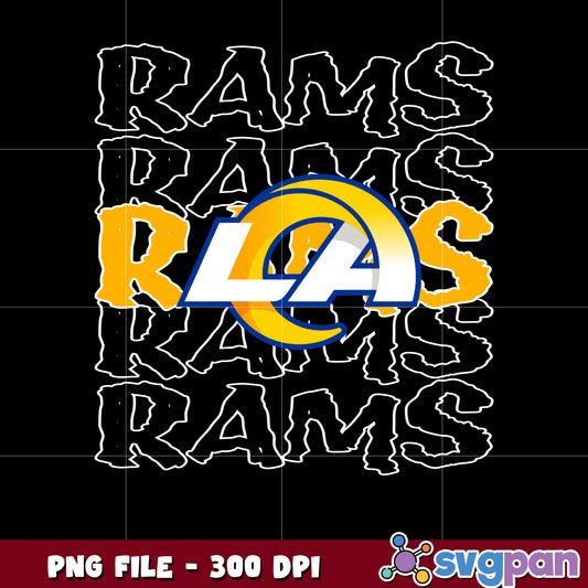 Nfl los angeles rams team logo png, nfl american football teams png, national football league png
