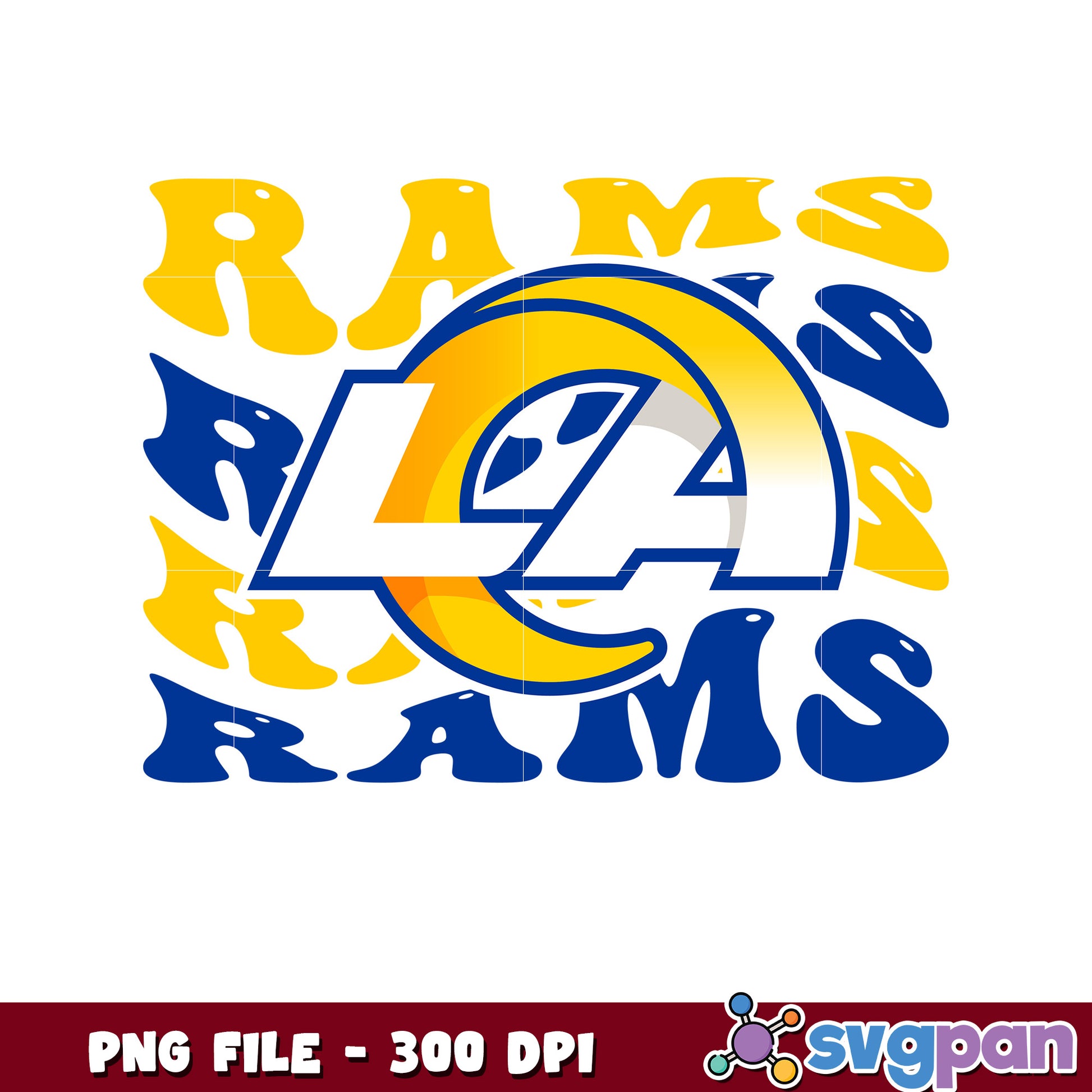 Nfl los angeles rams waves design png, nfl games 2025 png, nfl teams png