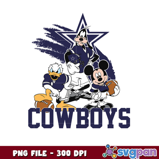 Nfl mickey mouse dallas cowboys png, nfl team logo png​, national football league png