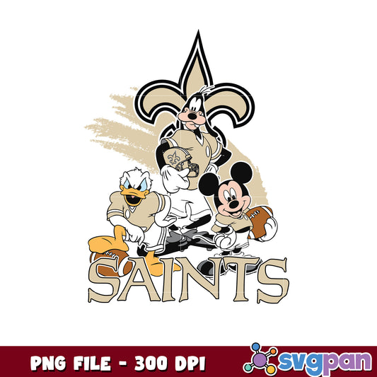 Nfl mickey mouse new orleans png, nfl png​, national football league png