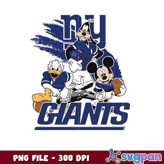 Nfl mickey mouse new york giants png, nfl png​, national football league png