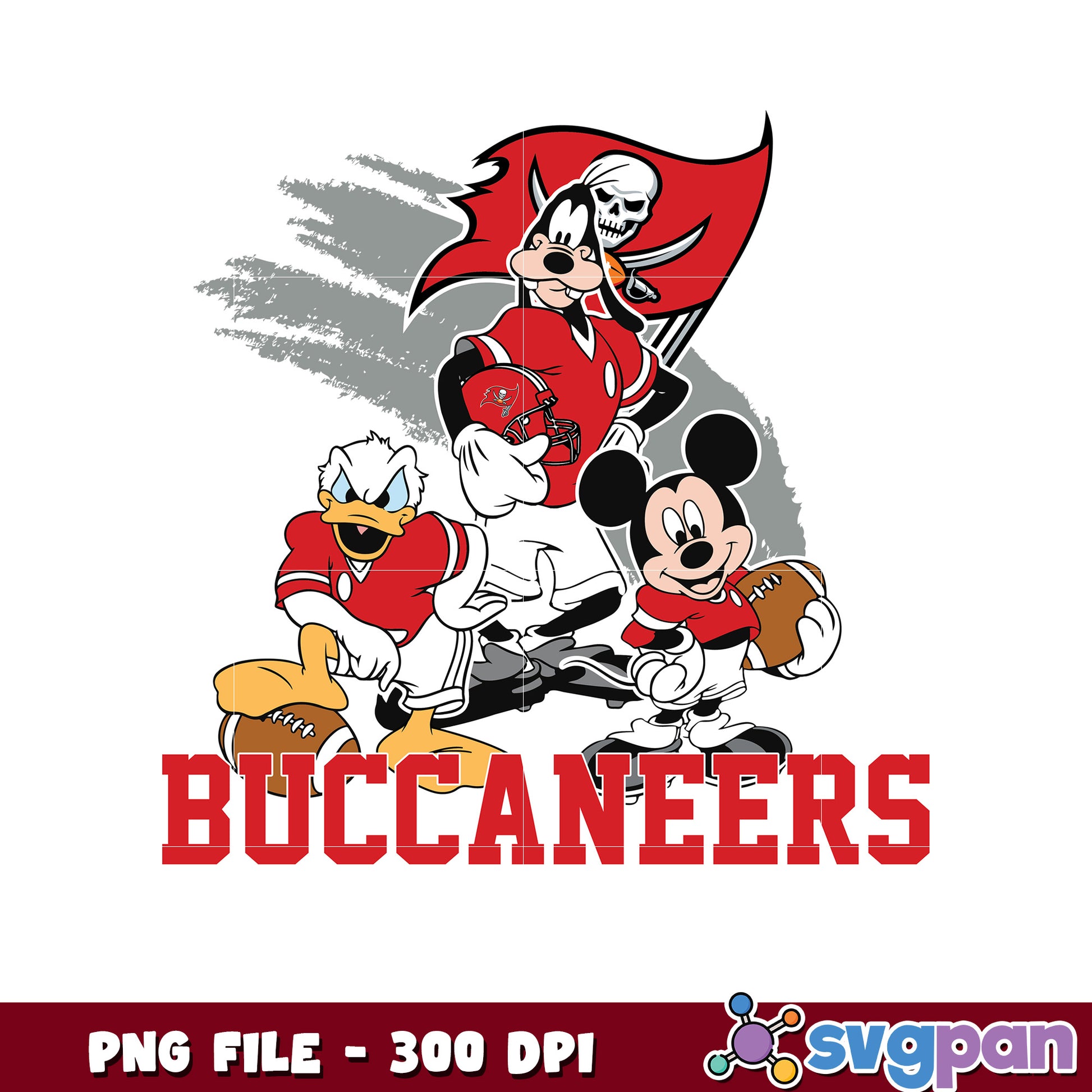 Nfl mickey mouse tampa bay buccaneers png, nfl team logo png​, national football league png