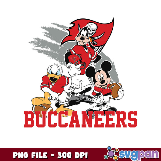 Nfl mickey mouse tampa bay buccaneers png, nfl team logo png​, national football league png