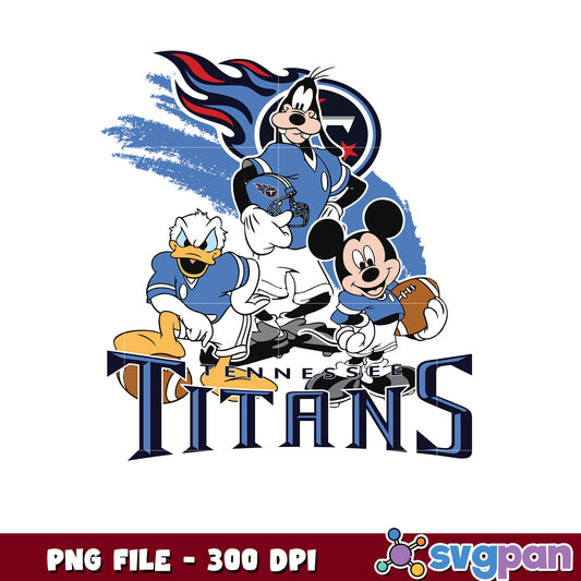 Nfl mickey mouse tennessee titans png, nfl png​, national football league png