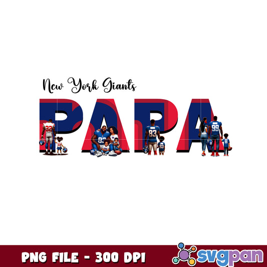 Nfl new york giants papa design png, nfl american football png, nfl logos png