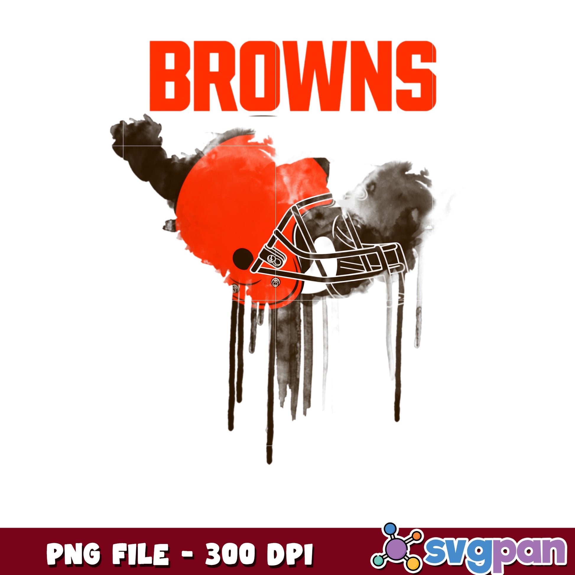 Nfl paint drip cleveland browns png, nfl teams 2025 png, national football league png