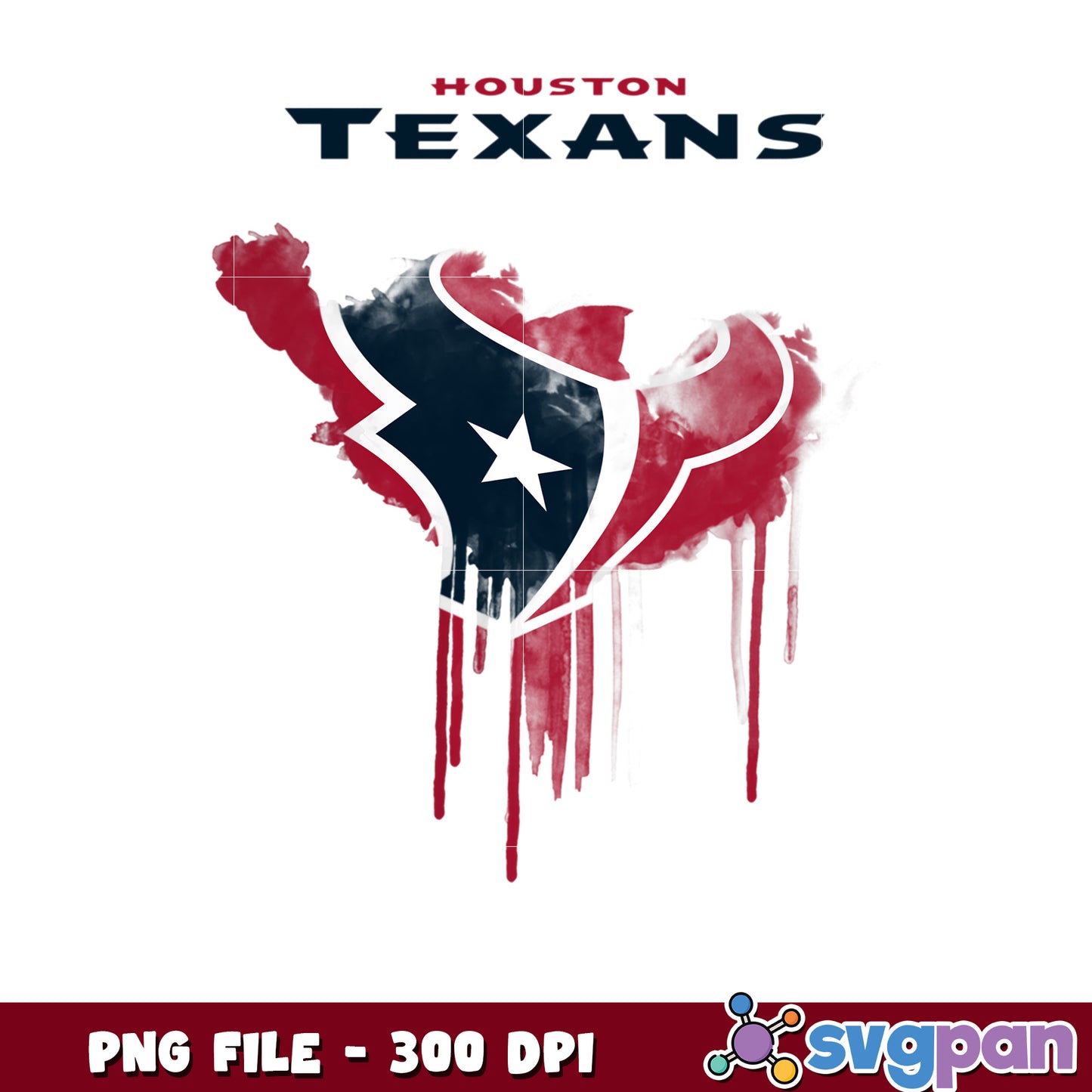 Nfl paint drip huoston texans png, nfl teams 2025 png, national football league png